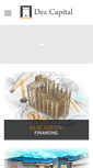 Mobile Screenshot of dezcapital.com